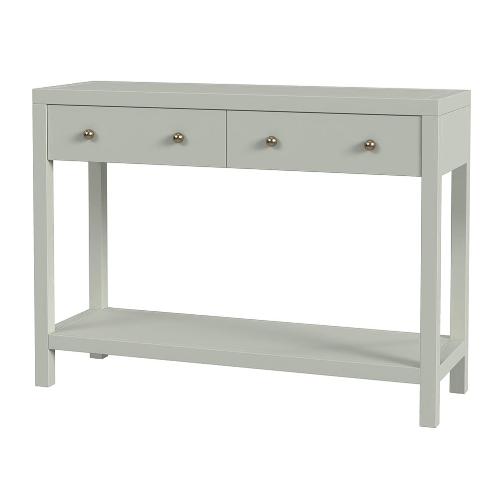 Butler Specialty Company - Nora 40 in. W Rectangular Wood 2 Drawer Console Table w Lower Open Shelf, Green - 5739480 View 1
