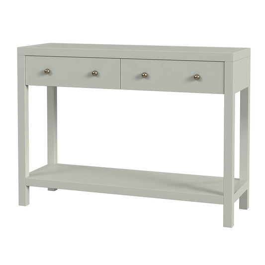 Butler Specialty Company - Nora 40 in. W Rectangular Wood 2 Drawer Console Table w Lower Open Shelf, Green - 5739480 View 1