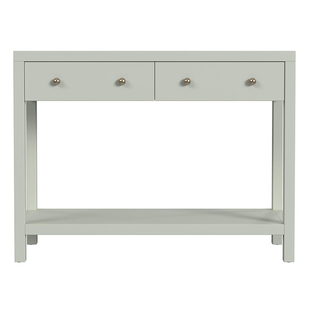 Butler Specialty Company - Nora 40 in. W Rectangular Wood 2 Drawer Console Table w Lower Open Shelf, Green - 5739480 View 2