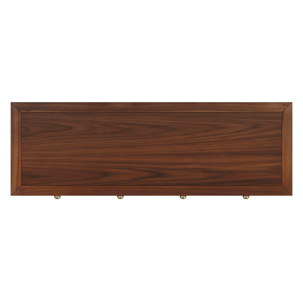 Butler Specialty Company - Nora 40 in. W Rectangular Wood 2 Drawer Console Table w Lower Open Shelf, Medium Brown - 5739489 View 4