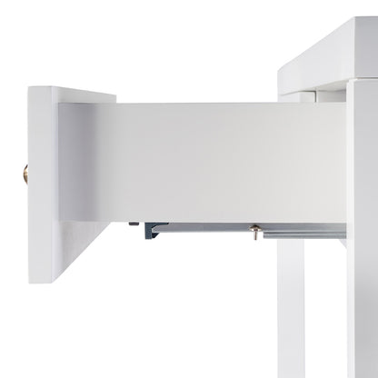 Butler Specialty Company - Nora 40 in. W Rectangular Wood 2 Drawer Console Table w Lower Open Shelf, White - 5739304 View 4