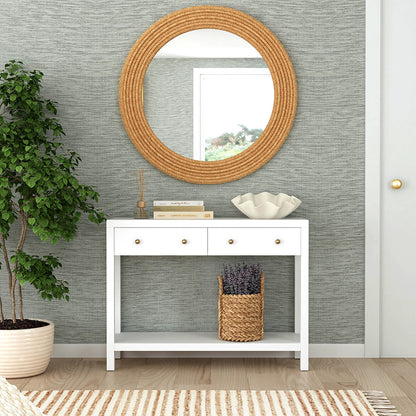 Butler Specialty Company - Nora 40 in. W Rectangular Wood 2 Drawer Console Table w Lower Open Shelf, White - 5739304 View 6