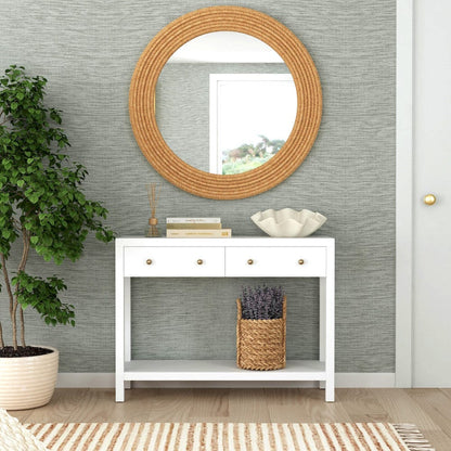 Butler Specialty Company - Nora 40 in. W Rectangular Wood 2 Drawer Console Table w Lower Open Shelf, White - 5739304 view 7