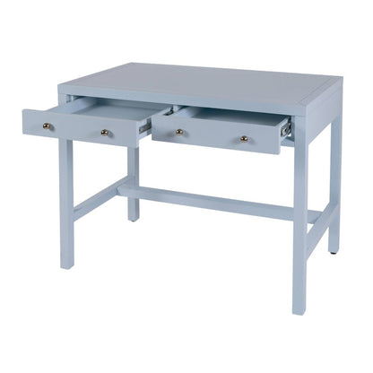 Butler Specialty Company - Nora 40 in. W Rectangular Wood 2 Drawer Writing Desk, Light Blue - 5849522 view 3
