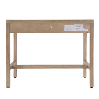 Butler Specialty Company - Nora 40 in. W Rectangular Wood 2 Drawer Writing Desk, Light Brown - 5849492 view 5