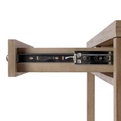 Butler Specialty Company - Nora 40 in. W Rectangular Wood 2 Drawer Writing Desk, Light Brown - 5849492 view 6