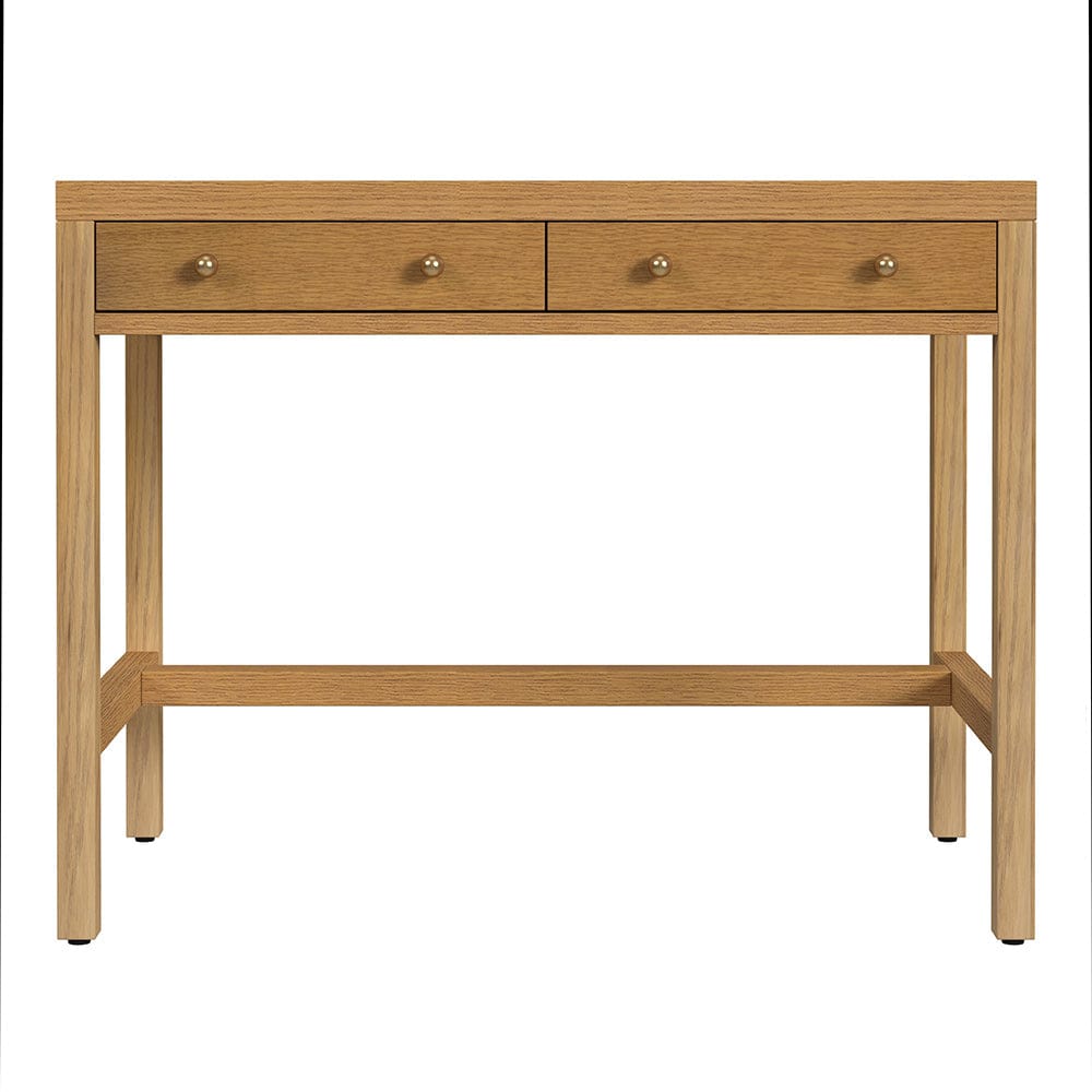 Butler Specialty Company - Nora 40 in. W Rectangular Wood 2 Drawer Writing Desk, Natural - 5849452 View 2