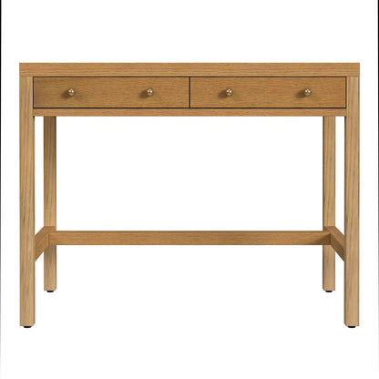 Butler Specialty Company - Nora 40 in. W Rectangular Wood 2 Drawer Writing Desk, Natural - 5849452 View 2