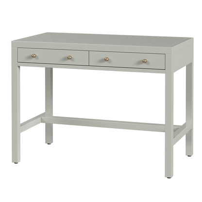 Butler Specialty Company - Nora 40 in. W Rectangular Wood 2 Drawer Writing Desk, Sage Green - 5849480 view 1