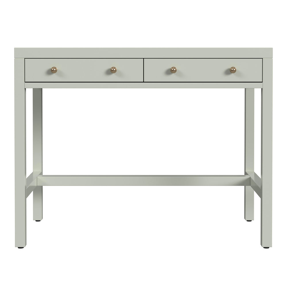 Butler Specialty Company - Nora 40 in. W Rectangular Wood 2 Drawer Writing Desk, Sage Green - 5849480 view 2