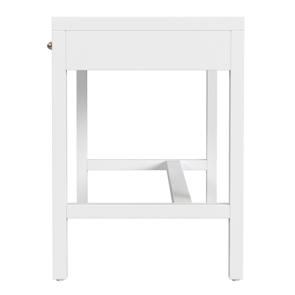 Butler Specialty Company - Nora 40 in. W Rectangular Wood 2 Drawer Writing Desk, Smooth White - 5849304 view 4
