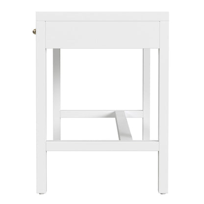 Butler Specialty Company - Nora 40 in. W Rectangular Wood 2 Drawer Writing Desk, Smooth White - 5849304 view 4