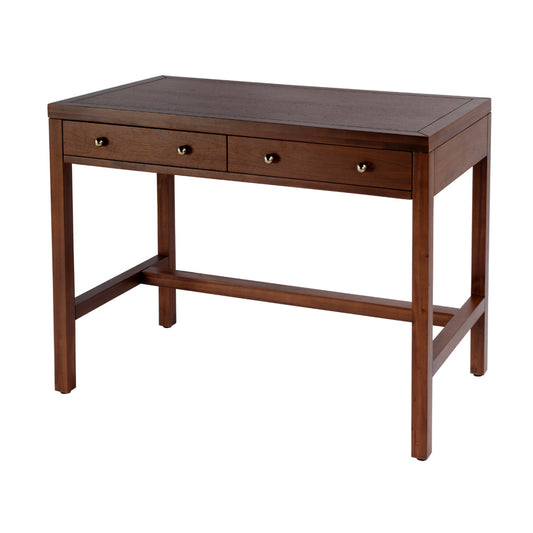 Butler Specialty Company - Nora 40 in. W Rectangular Wood 2 Drawer Writing Desk, Walnut - 5849489 view 1