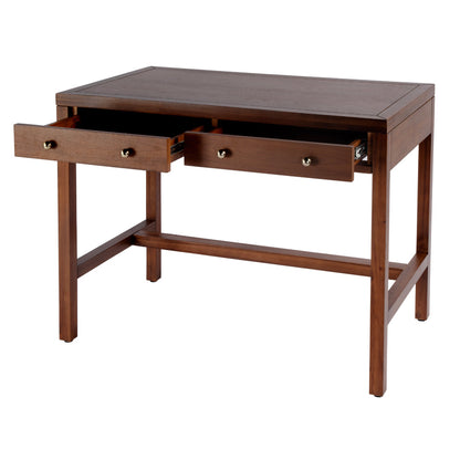 Butler Specialty Company - Nora 40 in. W Rectangular Wood 2 Drawer Writing Desk, Walnut - 5849489 view 3