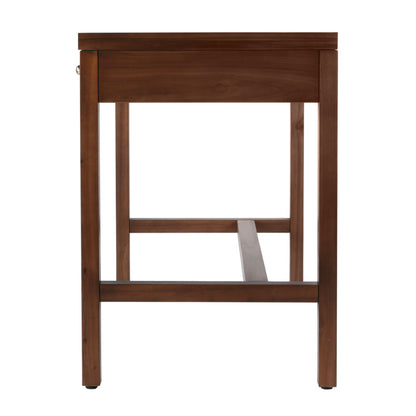 Butler Specialty Company - Nora 40 in. W Rectangular Wood 2 Drawer Writing Desk, Walnut - 5849489 view 4
