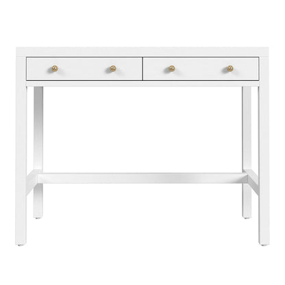 Butler Specialty Company - Nora 40 in. W Rectangular Wood 2 Drawer Writing Desk, White - 5849477 View 2