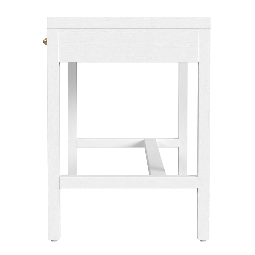 Butler Specialty Company - Nora 40 in. W Rectangular Wood 2 Drawer Writing Desk, White - 5849477 View 3