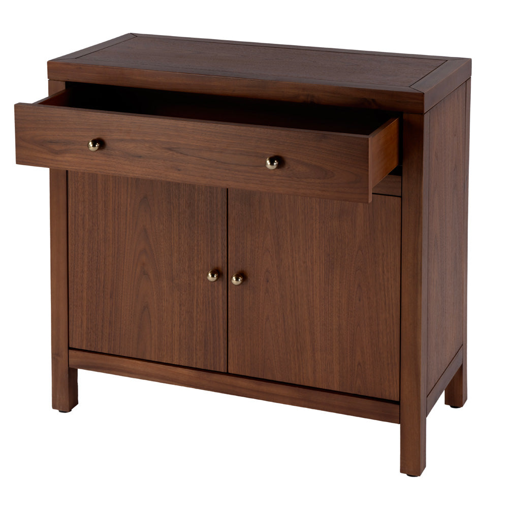 Butler Specialty Company - Nora 54 in. W Wood 1 Drawer 2 Door Accent Storage Cabinet, Brown - 5851489 view 3
