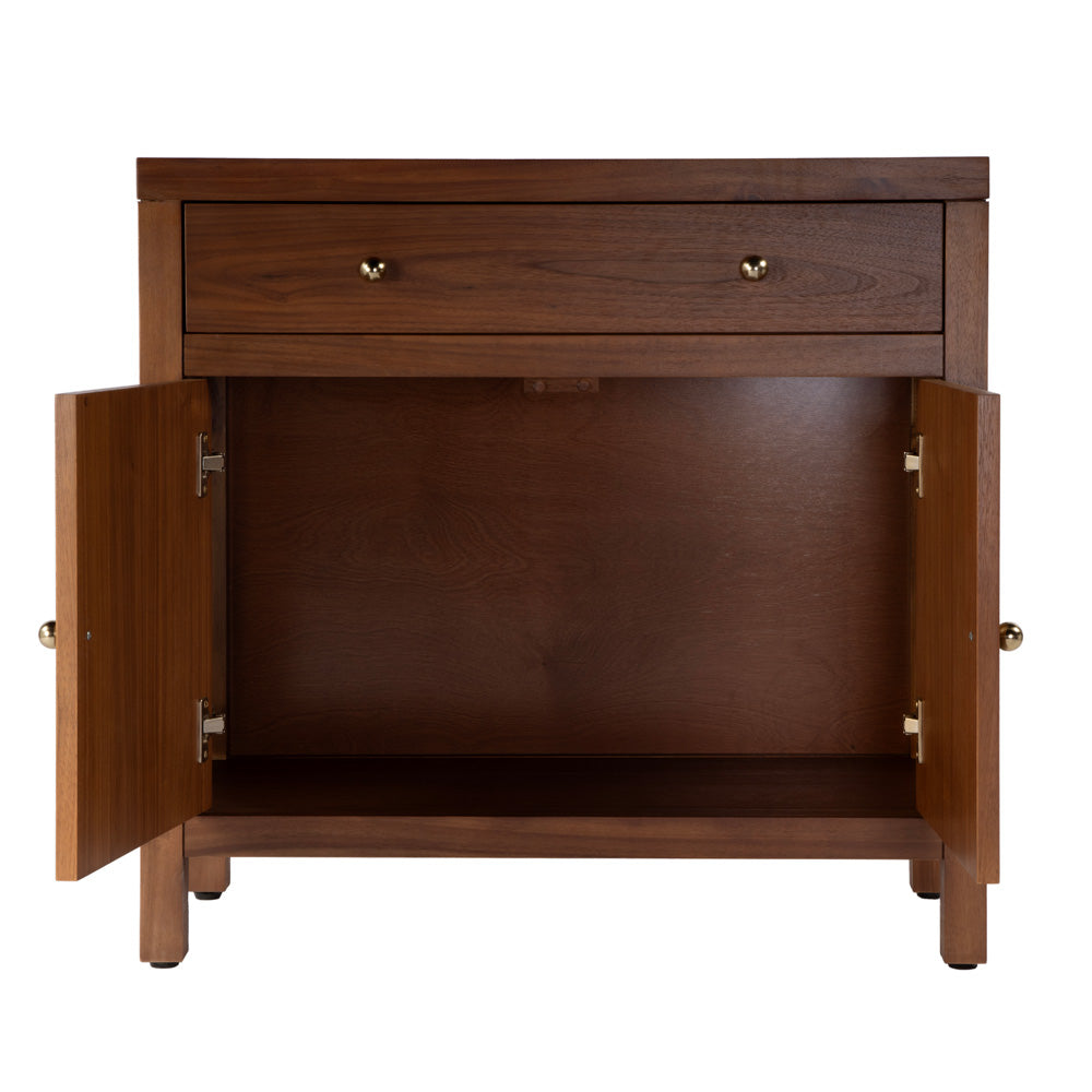 Butler Specialty Company - Nora 54 in. W Wood 1 Drawer 2 Door Accent Storage Cabinet, Brown - 5851489 view 4