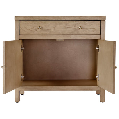 Butler Specialty Company - Nora 54 in. W Wood 1 Drawer 2 Door Accent Storage Cabinet, Light Brown - 5851492 view 4