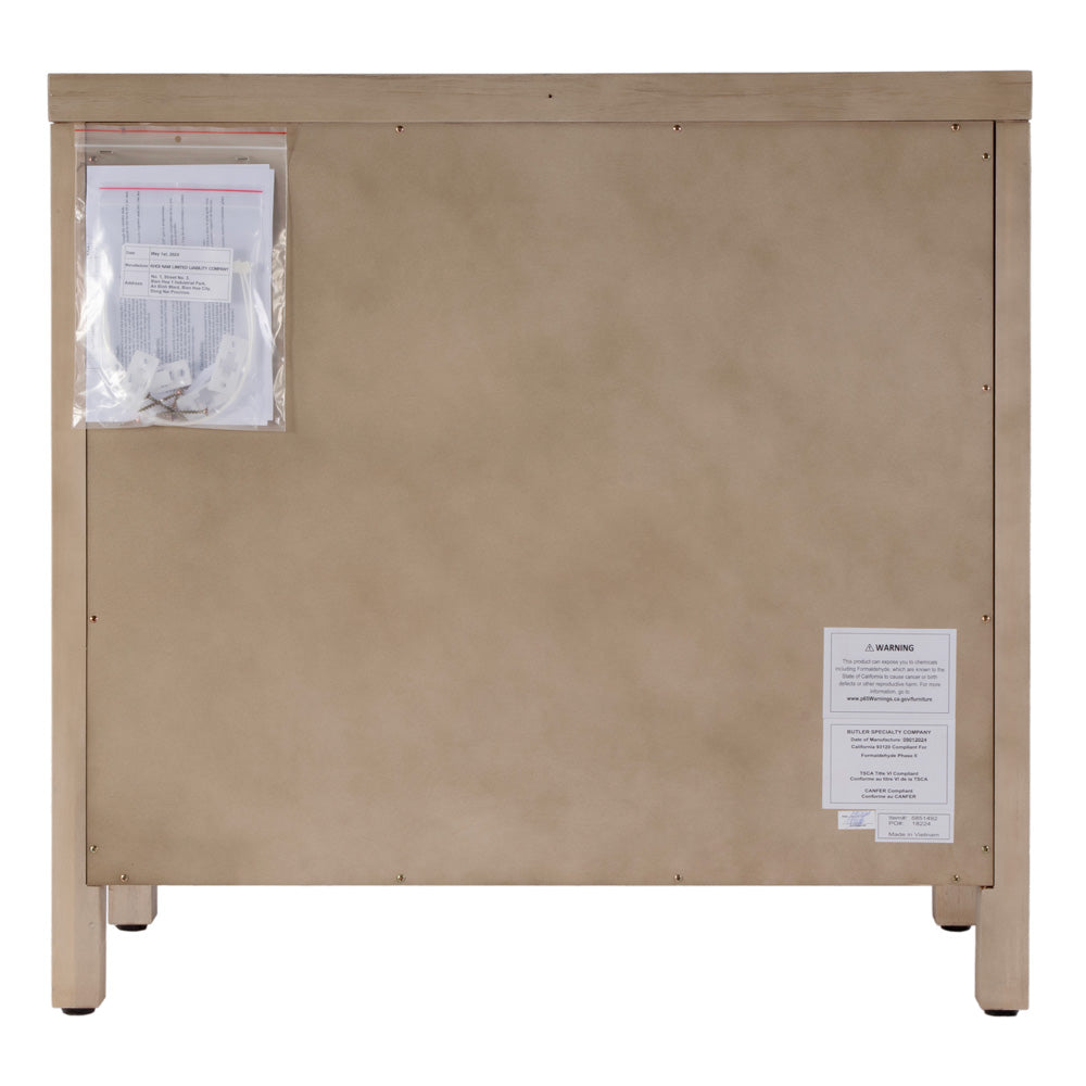 Butler Specialty Company - Nora 54 in. W Wood 1 Drawer 2 Door Accent Storage Cabinet, Light Brown - 5851492 view 6