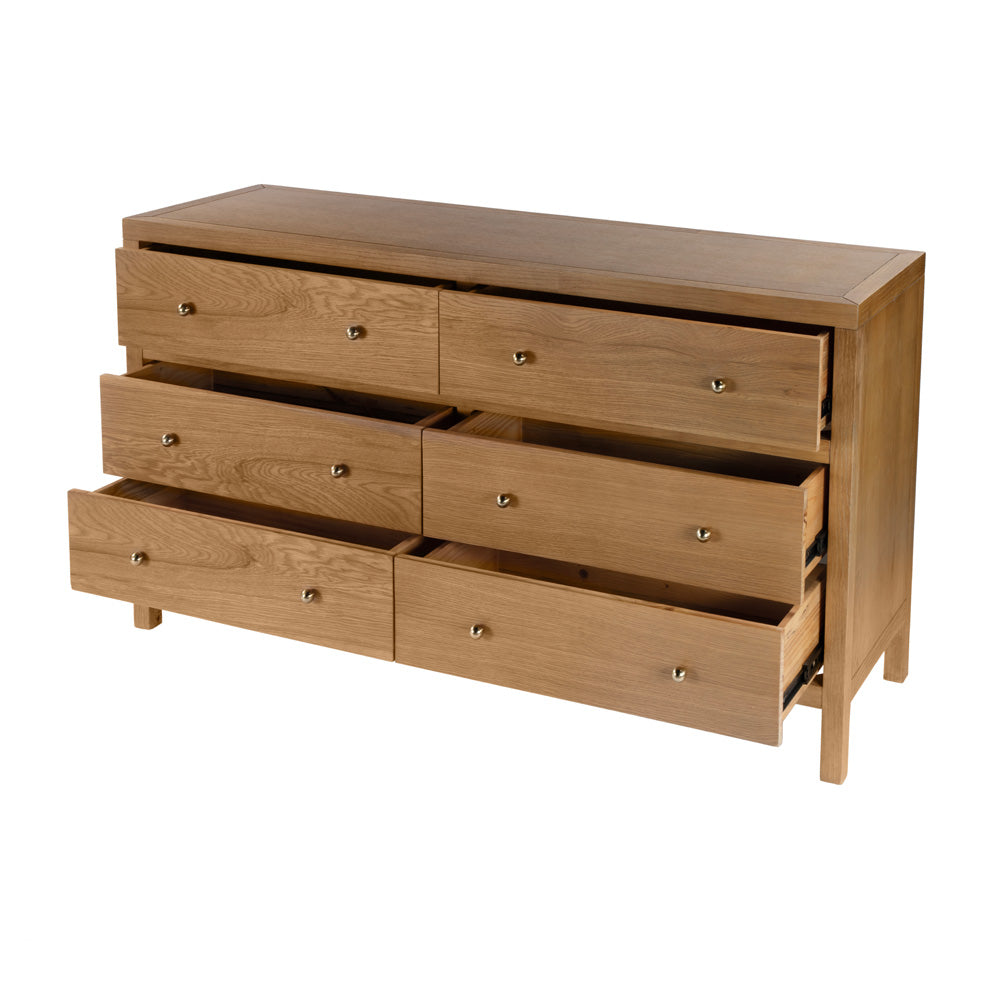Butler Specialty Company - Nora 60 in. W 6 Drawer Wood Dresser, Natural - 5733452