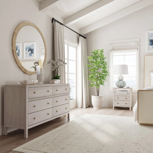 Butler Specialty Company - Nora 60 in. W 6 Drawer Wood Dresser, Taupe - 5733450