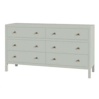 Butler Specialty Company - Nora 60 in W. Rectangular Wood 6 Drawer Dresser, Green - 5733480 View 1