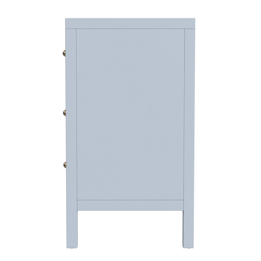 Butler Specialty Company - Nora 60 in W. Rectangular Wood 6 Drawer Dresser, Light Blue - 5733522 view 4