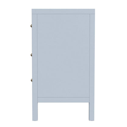 Butler Specialty Company - Nora 60 in W. Rectangular Wood 6 Drawer Dresser, Light Blue - 5733522 view 4