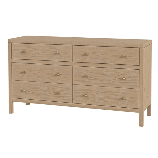 Butler Specialty Company - Nora 60 in W. Rectangular Wood 6 Drawer Dresser, Light Brown - 5733492 view 1