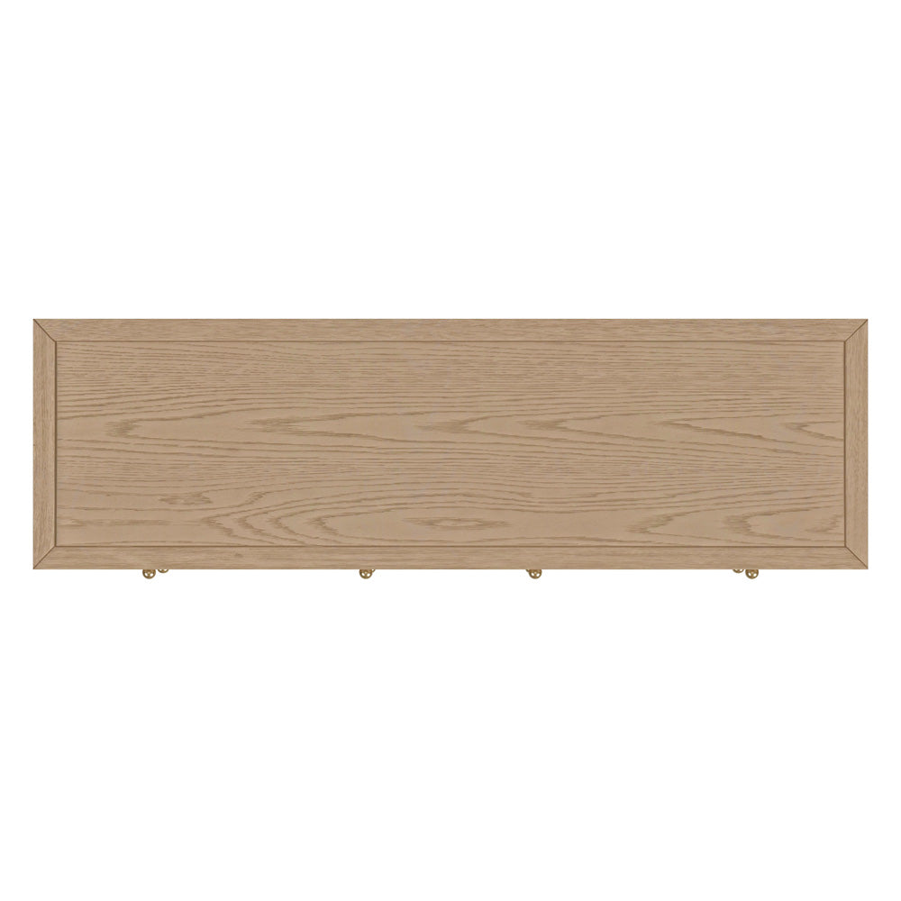 Butler Specialty Company - Nora 60 in W. Rectangular Wood 6 Drawer Dresser, Light Brown - 5733492 view 5