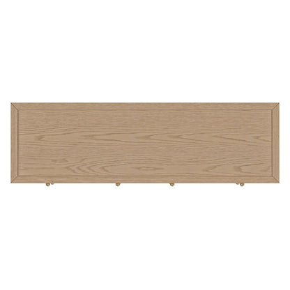 Butler Specialty Company - Nora 60 in W. Rectangular Wood 6 Drawer Dresser, Light Brown - 5733492 view 5