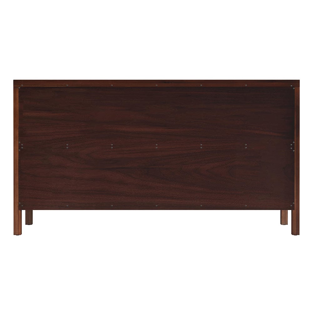 Butler Specialty Company - Nora 60 in W. Rectangular Wood 6 Drawer Dresser, Medium Brown - 5733489 View 4