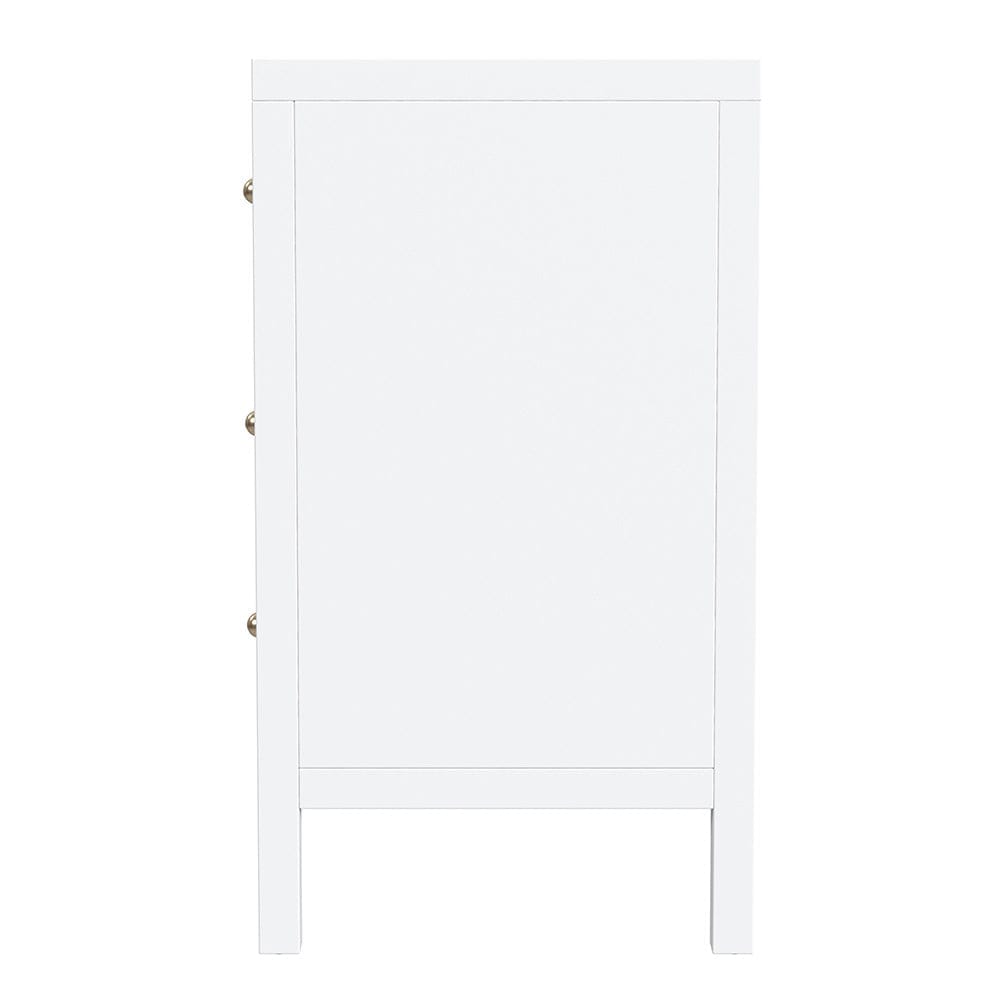 Butler Specialty Company - Nora 60 in W. Rectangular Wood 6 Drawer Dresser, White - 5733304 View 3