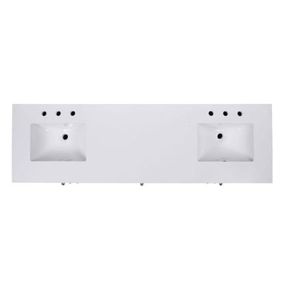 Butler Specialty Company Nora 72 In W Quartz And Wood Double Sink 4 Drawer Bathroom Vanity Set Light Brown 5961492 view 7