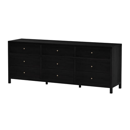 Butler Specialty Company - Nora 84 in. W Rectangular Wood 9 Drawer Dresser, Coffee - 6290451 view 1