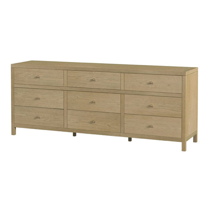 Butler Specialty Company - Nora 84 in. W Rectangular Wood 9 Drawer Dresser, Light Brown - 6290492 view 1