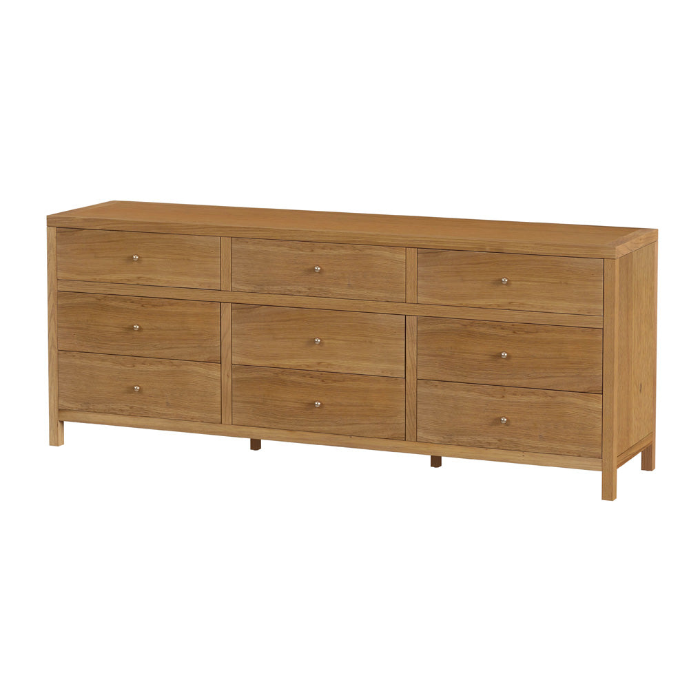 Butler Specialty Company - Nora 84 in. W Rectangular Wood 9 Drawer Dresser, Natural - 6290452 view 1
