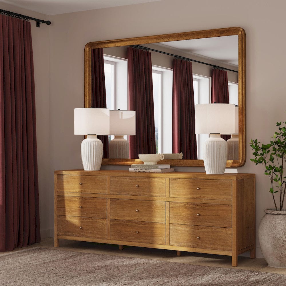 Butler Specialty Company - Nora 84 in. W Rectangular Wood 9 Drawer Dresser, Natural - 6290452 view 4