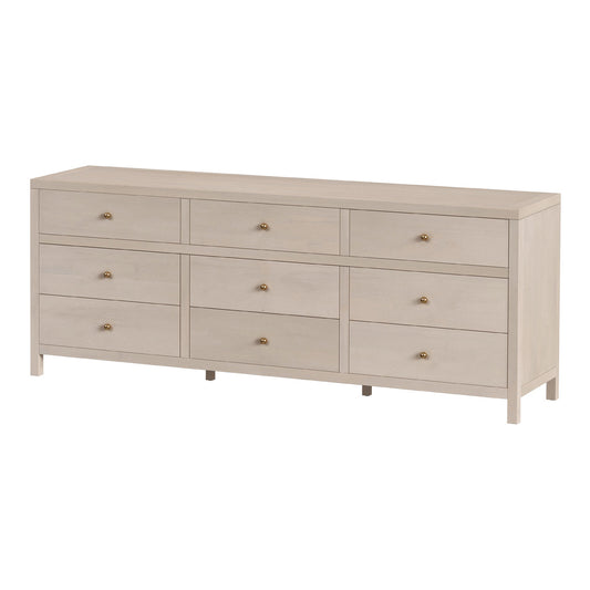 Butler Specialty Company - Nora 84 in. W Rectangular Wood 9 Drawer Dresser, Taupe - 6290450 view 1