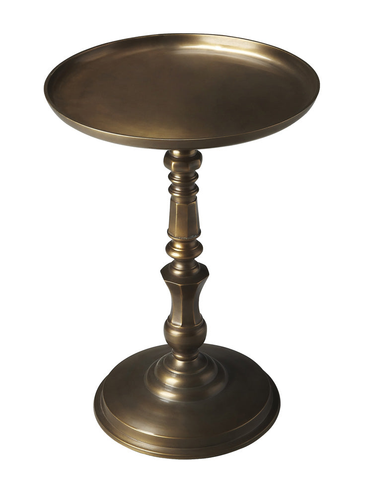 Butler Specialty Company - Orleans 16 in. W Round Metal Side Table, Bronze - 2386025