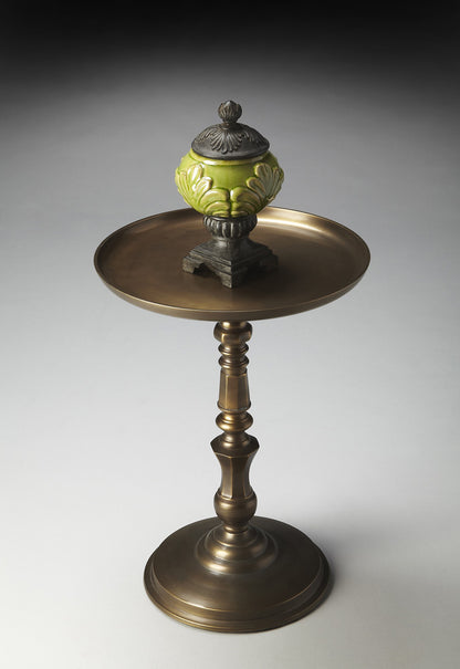 Butler Specialty Company - Orleans 16 in. W Round Metal Side Table, Bronze - 2386025