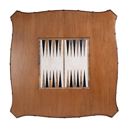 Butler Specialty Company - Osman 36 in. W Square Wood Chess-Checker Board Game Table w Storage Drawers, Light Brown - 5909070 View 4