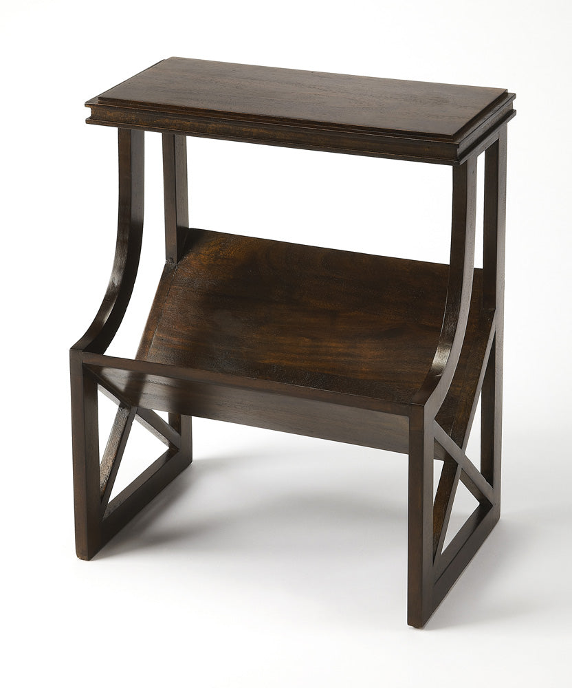 Butler Specialty Company - Pascal 16.25 in. W Wood Book Side Table, Dark Brown - 4441140