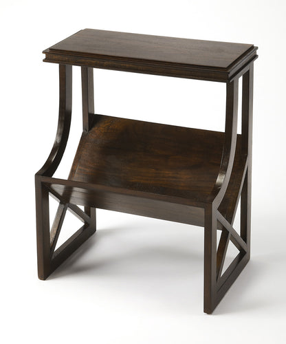 Butler Specialty Company - Pascal 16.25 in. W Wood Book Side Table, Dark Brown - 4441140