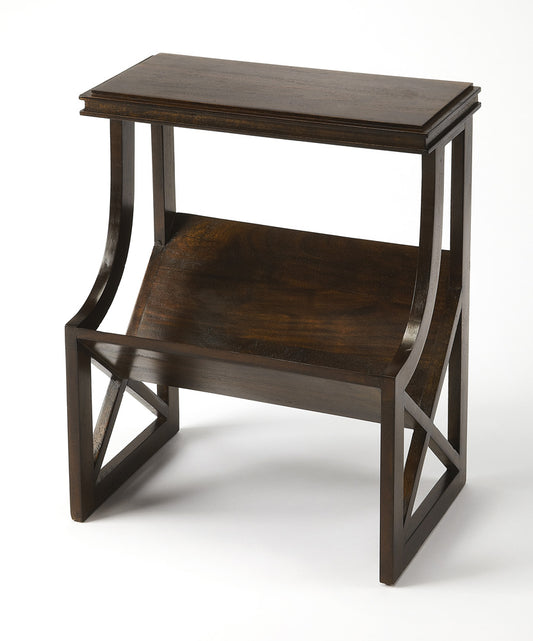 Butler Specialty Company - Pascal 16.25 in. W Wood Book Side Table, Dark Brown - 4441140
