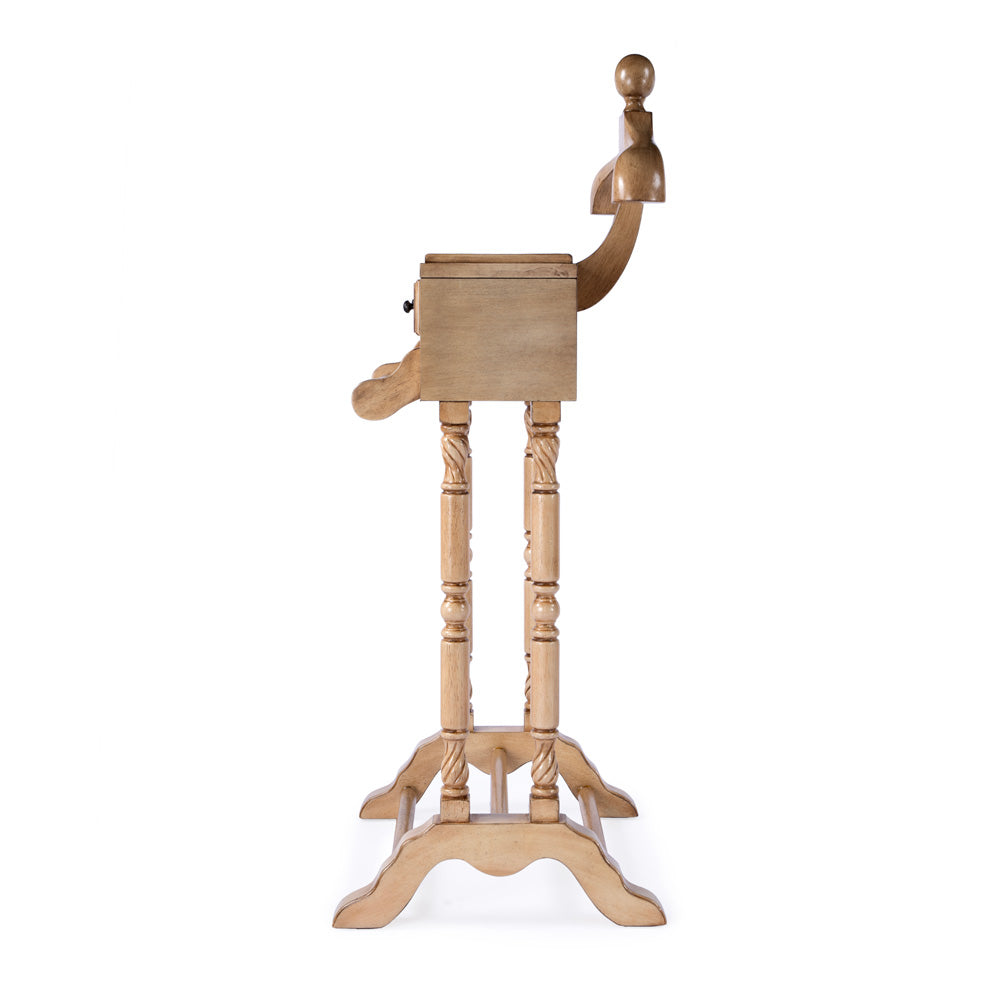Butler Specialty Company - Petrov 46.25 in. H x 22 in. W Wood Clothing Valet Stand, Tan/Beige - 900424