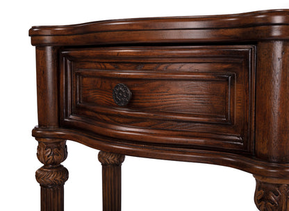 Butler Specialty Company - Peyton 72 in. W Rectangular Wood 3 Drawer & Lower Shelve Console Table, Medium Brown - 3028001