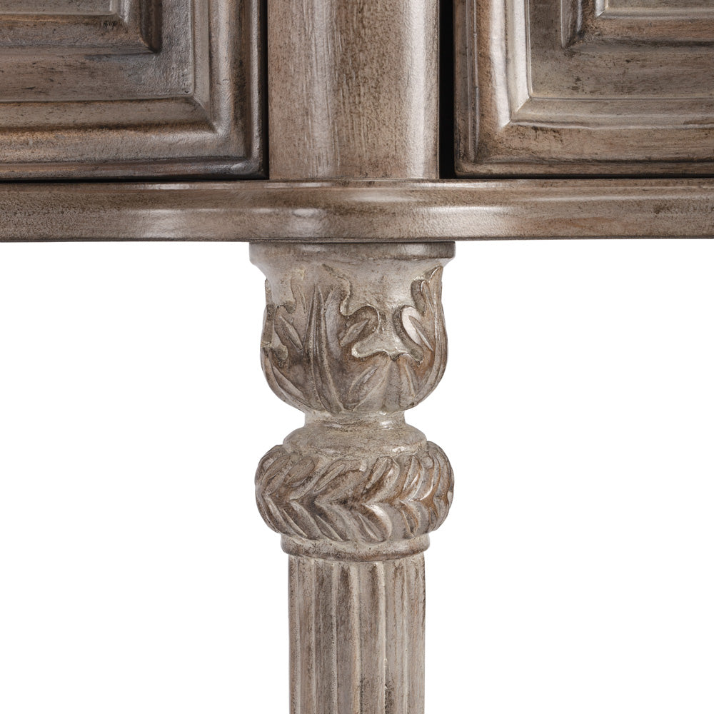 Butler Specialty Company - Peyton 72 in. W Rectangular Wood 3 Drawer & Lower Shelve Console Table, Gray - 3028247